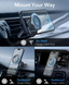 Автомобільний тримач ESR Magnetic Car Phone Mount (HaloLock) - Carbon Fiber Black