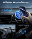 Автомобільний тримач ESR Magnetic Car Phone Mount (HaloLock) - Carbon Fiber Black