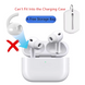 Накладки гачки силіконові (розмір L) для AirPods Pro 3 - Білі