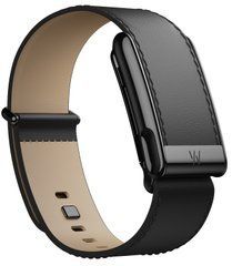 Ремінець Whoop LeatherLuxe Black/Cream with Black - Straight Band L/XL для Whoop 5.0 One/Peak/MG Life