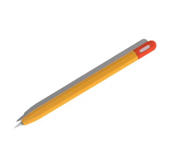 Силиконовый чехол для Apple Pencil (USB-C) - Желтый с красным