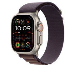 Ремешок Apple 49mm Indigo Alpine&nbsp;Loop -&nbsp;Large - Natural Titanium Finish (MT5R3)