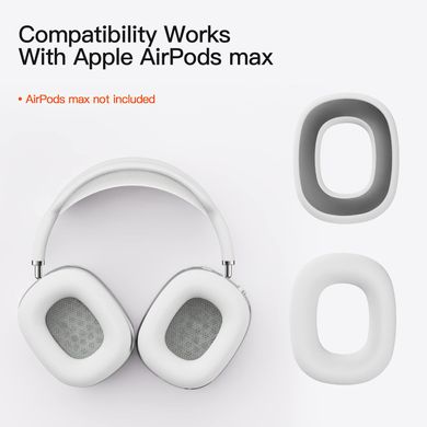 Чехлы-накладки на амбушюры Apple AirPods Max - Белые