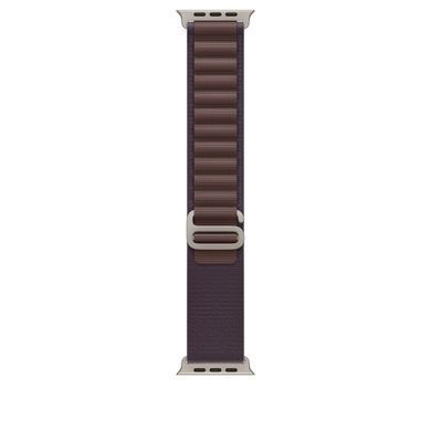 Ремешок Apple 49mm Indigo Alpine Loop - Large - Natural Titanium Finish (MT5R3)