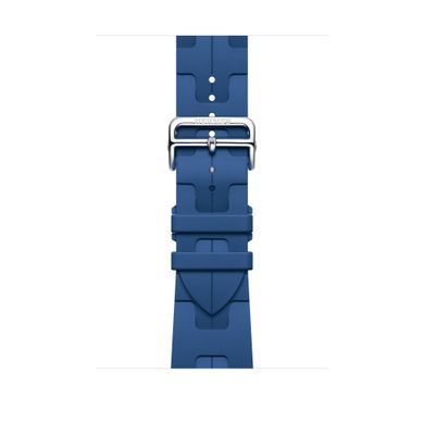 Ремешок Apple Watch Herm&egrave;s - 46mm Bleu de France Kilim Single Tour (MXJR3)