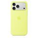 Чехол Apple iPhone 17 Pro Max Silicone Case with MagSafe &ndash; Neon Yellow (MGFM4)