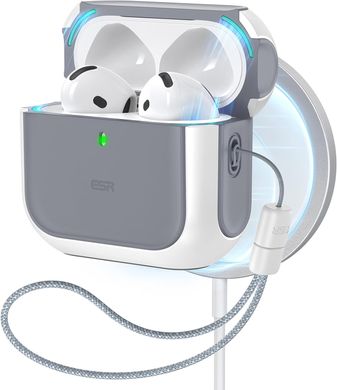 Чохол з магнітом MagSafe для AirPods Pro 2 - Білий