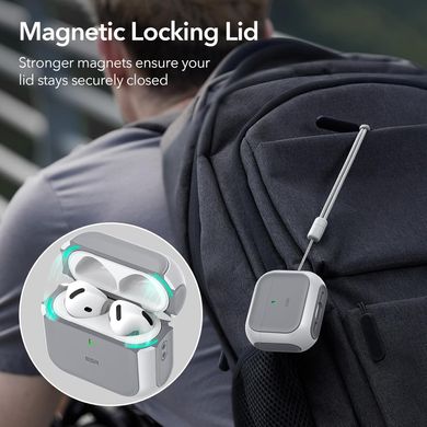 Чехол с магнитом MagSafe для AirPods 4 - Белый