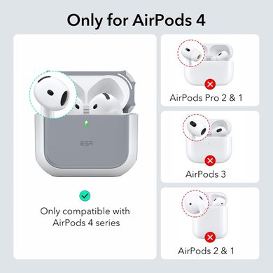 Чохол з магнітом MagSafe для AirPods Pro 2 - Білий