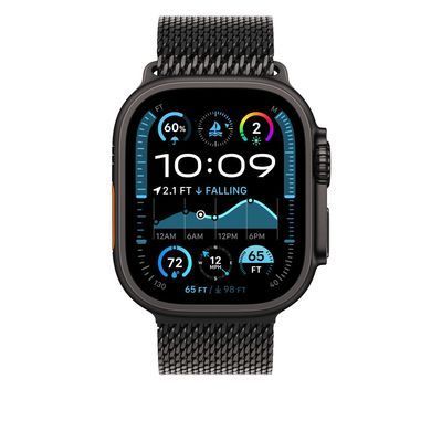 Ремінець Apple 49mm Black Titanium Milanese Loop - Small (MXKF3) (open-box)
