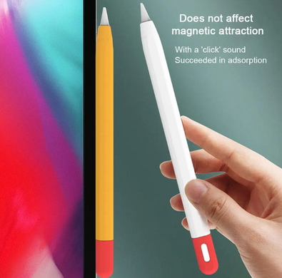 Силіконовий чохол для Apple Pencil (USB-C) - Рожевий з фіолетовим
