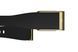 Ремешок Whoop LeatherLuxe Tapered Band | Black with Gold S/M для Whoop 5.0 One/Peak/MG Life