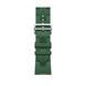 Ремнінець Apple Watch Herm&egrave;s - 46mm Vert Moyen Kilim Single Tour (MXJQ3)