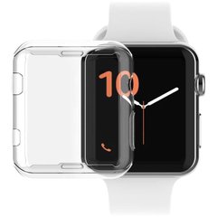 Чехол силиконовый для Apple Watch 42mm - Прозрачный