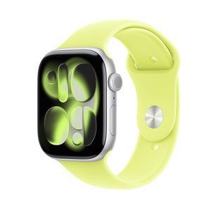 Ремінець Apple 46mm Neon Yellow Sport Band - S/M (MFGV4)