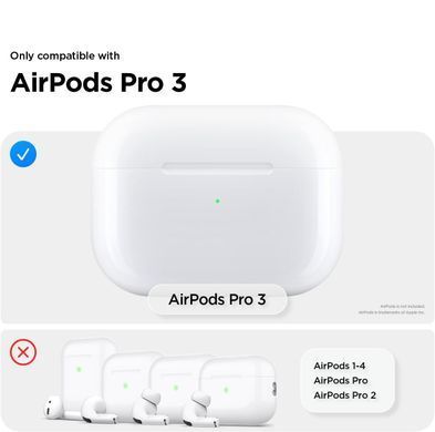 Наклейка пилозахисна для AirPods Pro 3 - Чорна