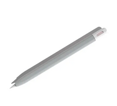 Силиконовый чехол для Apple Pencil (USB-C) - Серый с белым