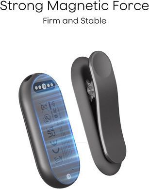 Клипса и магнитное крепление Lunar Silver для PLAUD NotePin / NotePin S