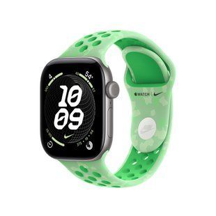 Ремешок Apple 42mm Green Spark Nike Sport Band - S/M (MKTL4)