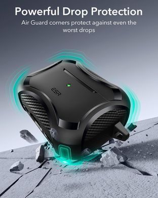 Чехол ESR Cyber Tough Case (HaloLock) with MagSafe для AirPods Pro 3 - Black
