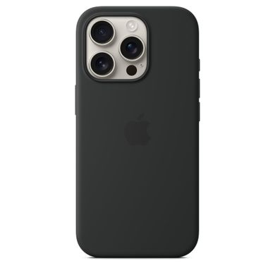 Чехол Apple iPhone 16 Pro Silicone Case with MagSafe - Black (MYYJ3)