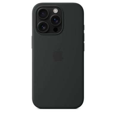 Чехол Apple iPhone 16 Pro Silicone Case with MagSafe - Black (MYYJ3)