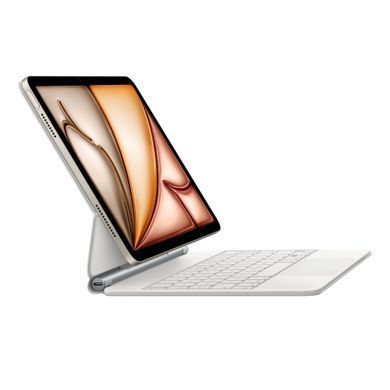 Клавіатура Apple Magic Keyboard for iPad Air 11-inch (M2) (M3) (M4) - Ukrainian - White (MJQJ3UA/A)