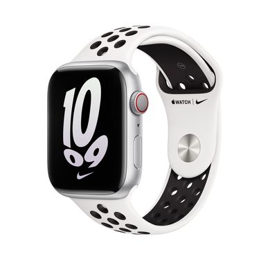 Ремешок Apple Nike Sport Band Summit White/Black 45mm - S/M (MPH23)