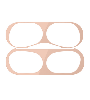 Розовое золото пылезащитная наклейка для AirPods Pro 1 / 2