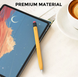 Чехол силиконовый карандаш для Apple Pencil 2 / Pro - Светло-оранжевый