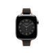 Ремінець Apple Watch Herm&egrave;s - 42mm Noir/Gold Twill Jump Attelage Single Tour (MXJE3)