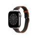 Ремінець Apple Watch Herm&egrave;s - 42mm Noir/Gold Twill Jump Attelage Single Tour (MXJE3)