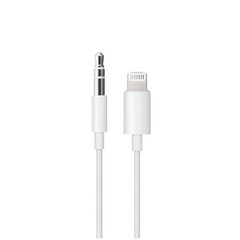 Кабель аудіо Apple Lightning to 3.5 mm Audio Cable (1.2m) - White (MXK22)