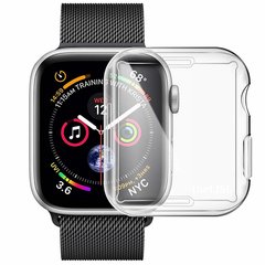 Чехол силиконовый для Apple Watch 44mm - Прозрачный