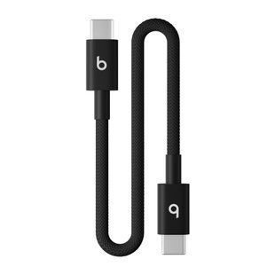 Кабель Beats USB‑C to USB‑C Woven Short Cable (20 cm) &ndash; Bolt Black (MEQ94)