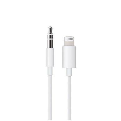 Аудиокабель Apple Lightning to 3.5 mm Audio Cable (1.2m) - White (MXK22)