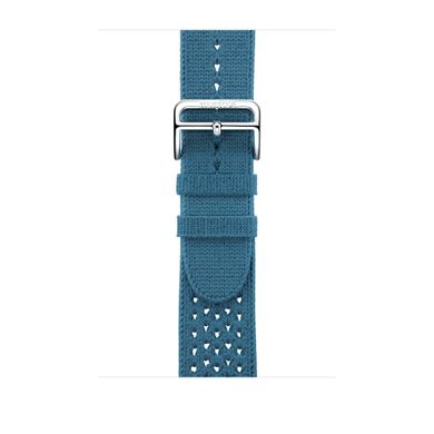 Ремінець Apple Watch Hermès Bleu Jean Tricot Single Tour - 45mm (MWPA3)