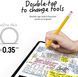 Чехол силиконовый карандаш для Apple Pencil 2 / Pro - Желтый