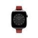 Ремінець Apple Watch Herm&egrave;s - 42mm Rouge Grenat/Vermillon Twill Jump Attelage Single Tour (MXJF3)