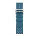 Ремінець Apple Watch Herm&egrave;s Bleu Jean Tricot Single Tour - 45mm (MWPA3)