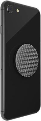 Тримач для телефону PopSockets Adhesive PopGrip - Carbonite Weave