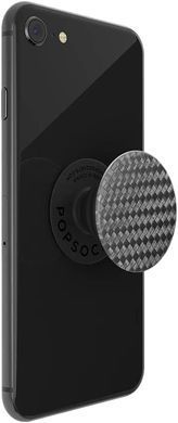 Тримач для телефону PopSockets Adhesive PopGrip - Carbonite Weave