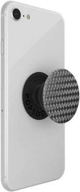 Тримач для телефону PopSockets Adhesive PopGrip - Carbonite Weave