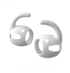 Белые силиконовые накладки-крючки для AirPods 3