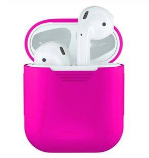 Чехол силиконовый для AirPods 1 / 2 - Розовый
