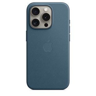 Чехол Apple iPhone 15 Pro FineWoven Case with MagSafe - Pacific Blue (MT4Q3)