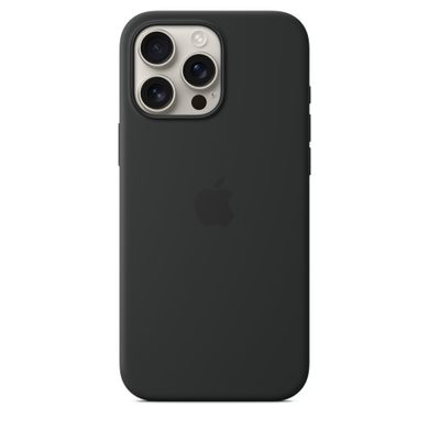 Чохол Apple iPhone 16 Pro Max Silicone Case with MagSafe - Black (MYYT3)