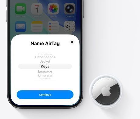 Пошуковий брелок Apple AirTag (2nd generation) (MFE94) (No-box)