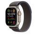 Ремешок Apple Blue/Black Trail Loop для Watch 49mm - M/L (MT613)