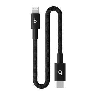 Кабель Beats USB-C to Lightning Woven Short Cable (20 cm) &ndash; Bolt Black (MEQM4)